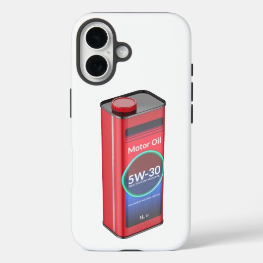 Synthetische auto motorolie blikje Case-Mate iPhone case (Achterkant)