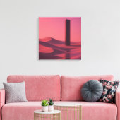 Synthetische Duinen Canvas Afdruk (Insitu (Woonkamer))