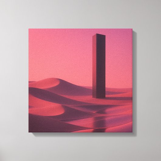 Synthetische Duinen Canvas Afdruk (Voorkant)