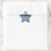 Synthetische Life Star-Sticker Ster Sticker (Tas)