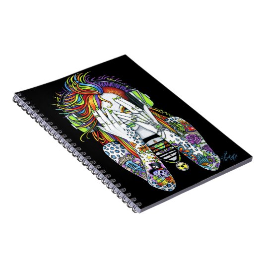 Synthetische prestaties Bekijk een notebook met ee Notitieboek (Rechterzijde)