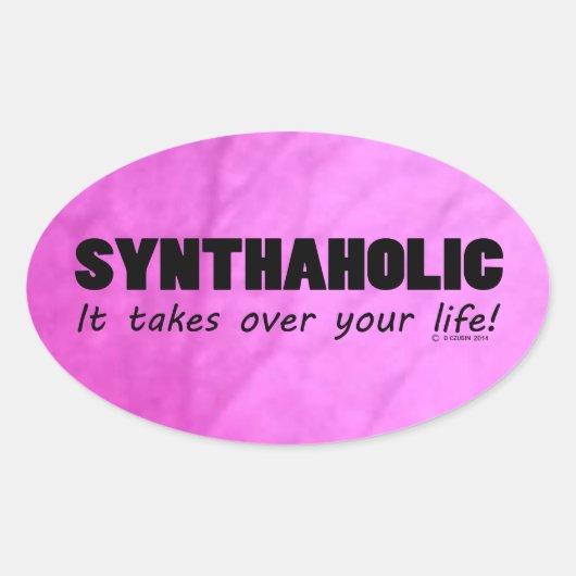 Synthetische Sticker met levensbedreigende ziekte (Voorkant)