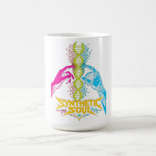 Synthetische Ziel DNA Grafisch Heren T-Shirt Koffiemok