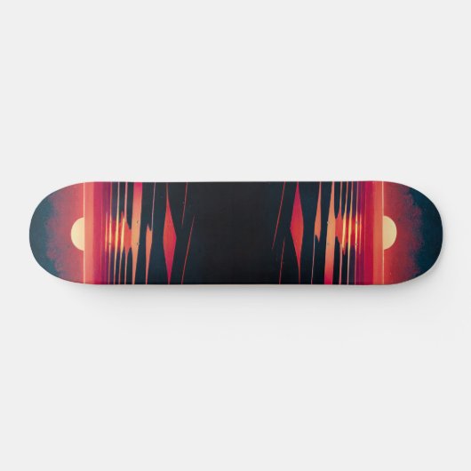 Synthgolf-rood Zee en  zonnebank Persoonlijk Skateboard (Horizontaal)