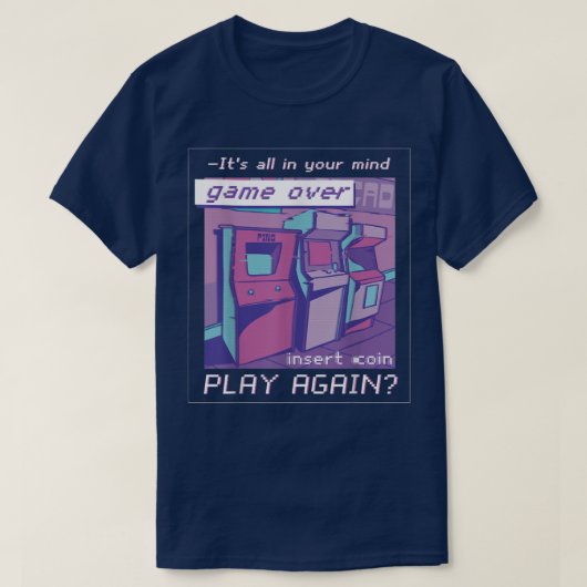 Synthgolf Vaporgolf 80-90 55 T-shirt (Design voorkant)