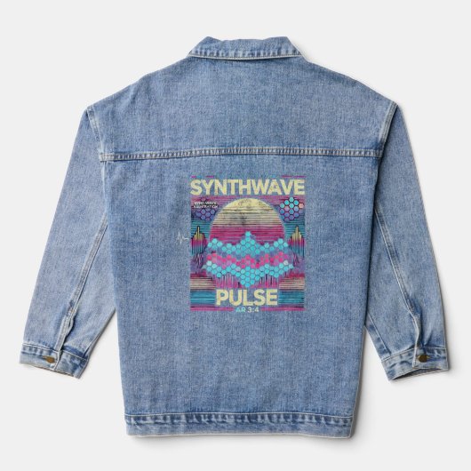 synthgolfpuls denim jacket (Achterkant)