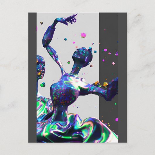 Synthografische Ballet Winnaar Briefkaart (Voorkant)