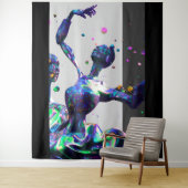 Synthografische Ballet Winnaar Wandkleed (In situ)