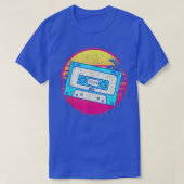 Synthwave 80s Music Lover Retro Cassette Vaporwave T-shirt (Design voorkant)