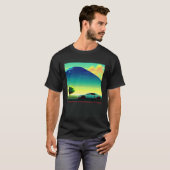 Synthwave auto uitgang retrowave futuresynth Sci F T-shirt (Voorkant volledig)