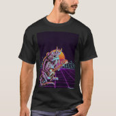 Synthwave Chameleon T-shirt (Voorkant)