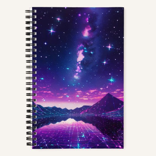 Synthwave Dream Journal Notitieboek (Voorkant)