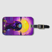 Synthwave Farao Bagagelabel (Voorkant (horizontaal))