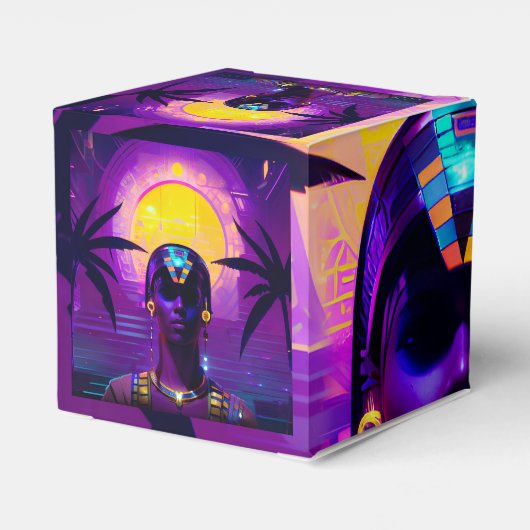 Synthwave Farao Bedankdoosjes (Achterkant)