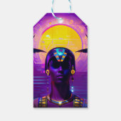 Synthwave Farao Cadeaulabel (Achterkant)