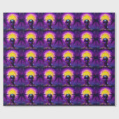 Synthwave Farao Cadeaupapier (Vlak)