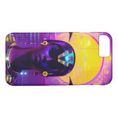 Synthwave Farao Case-Mate iPhone Case (Achterkant (Horizontaal))