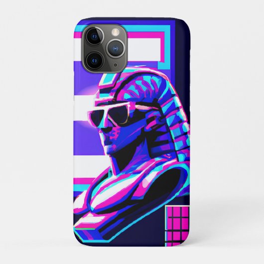 Synthwave Farao Case-Mate iPhone Case (Achterkant)