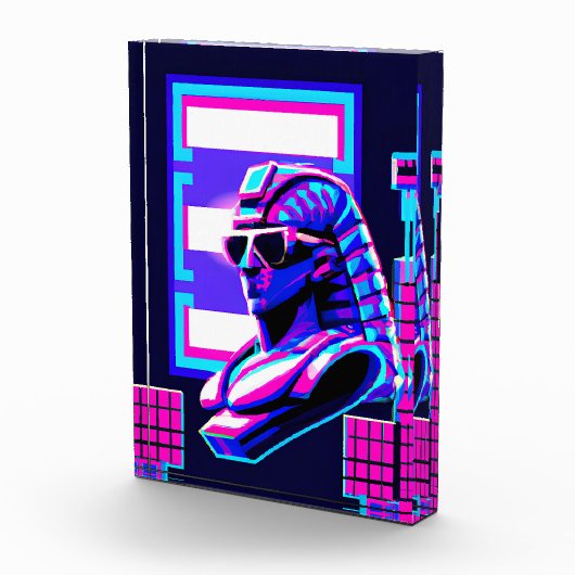 Synthwave Farao Fotoblokken (Rechts)