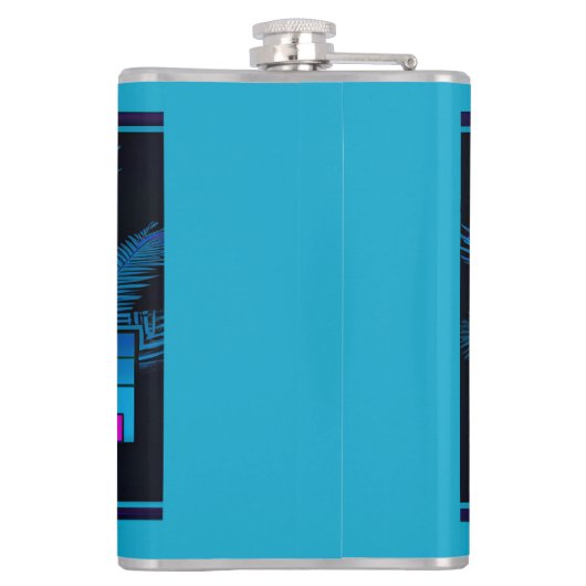 Synthwave Farao Heupfles (Achterkant)