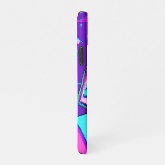 Synthwave Farao iPhone Hoesje (Rechterkant)