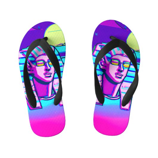 Synthwave Farao Kinder Teenslippers (Voetbed)
