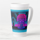 Synthwave Farao Latte Mok (Rechterhoek)