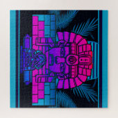 Synthwave Farao Legpuzzel (Horizontaal)