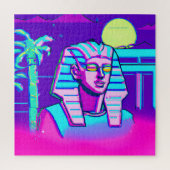 Synthwave Farao Legpuzzel (Verticaal)