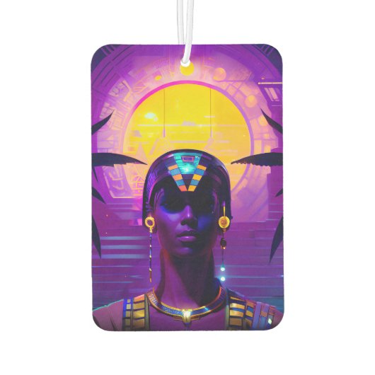 Synthwave Farao Luchtverfrisser (Achterkant)