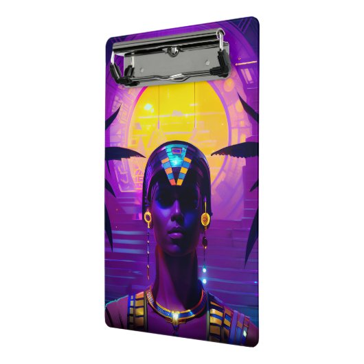 Synthwave Farao Mini Klembord (Angled2)