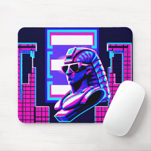 Synthwave Farao Muismat (Met muis)