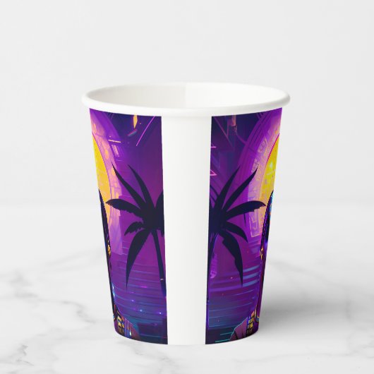 Synthwave Farao Papieren Bekers (Links)