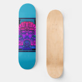 Synthwave Farao Persoonlijk Skateboard (Voorkant)