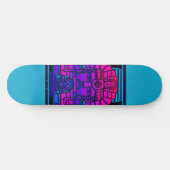 Synthwave Farao Persoonlijk Skateboard (Horizontaal)