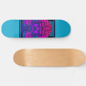 Synthwave Farao Persoonlijk Skateboard (Horizontaal)