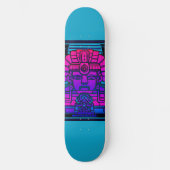 Synthwave Farao Persoonlijk Skateboard (Voorkant)