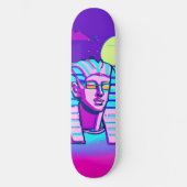 Synthwave Farao Persoonlijk Skateboard (Voorkant)