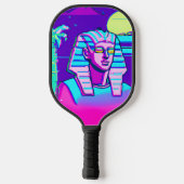 Synthwave Farao Pickleball Paddle (Achterkant)