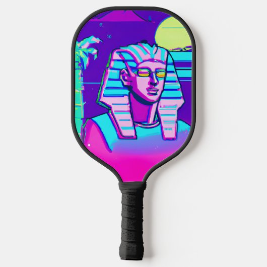Synthwave Farao Pickleball Paddle (Achterkant)