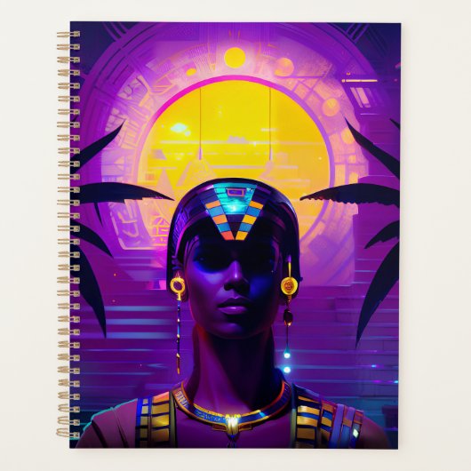 Synthwave Farao Planner (Voorkant)