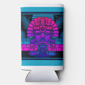 Synthwave Farao Seltzer Blikjeskoeler (Achterkant)