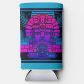 Synthwave Farao Seltzer Blikjeskoeler (Voorkant)