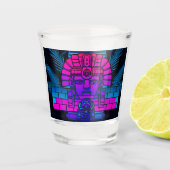 Synthwave Farao Shot Glas (Voorkant)