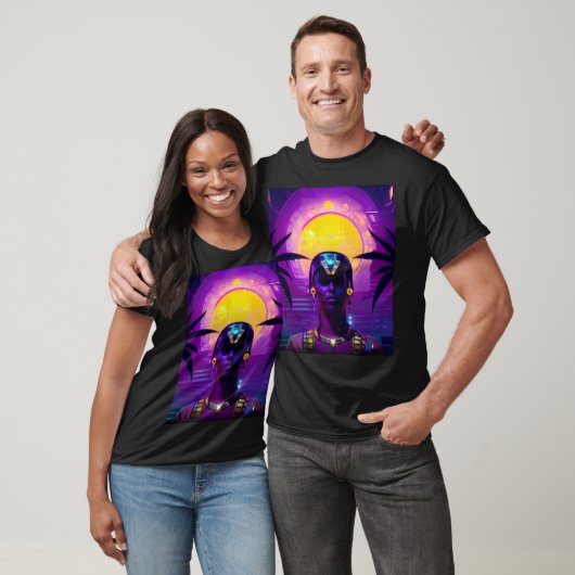Synthwave Farao T-shirt (Unisex)