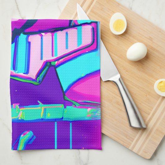 Synthwave Farao Theedoek (Quarter Fold)