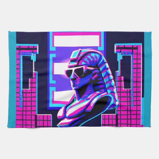 Synthwave Farao Theedoek (Horizontaal)