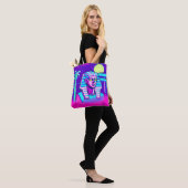Synthwave Farao Tote Bag (Op model)