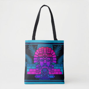 Synthwave Farao Tote Bag