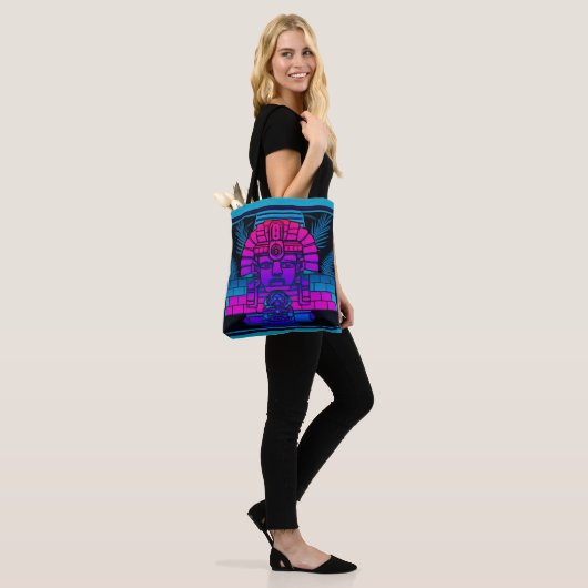 Synthwave Farao Tote Bag (Op model)